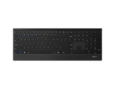 TECLADO RAPOO WIRELESS Y BLUETOOTH E9500M 2.4GHz NEGRO PORTUGUES