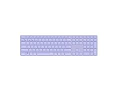 TECLADO RAPOO WIRELESS Y BLUETOOTH E9800M DISEÑO ULTRAFINO BATERIA LILA