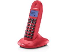 Teléfono Inalámbrico DECT Digital Motorola C1001LB+ Rojo
