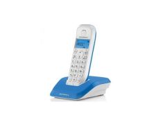 Teléfono Inalámbrico DECT Motorola S1201 Azul