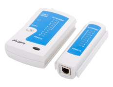 Tester de cables LANBERG NT-0401 para RJ45, RJ12, RJ11 y coaxial