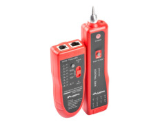 Tester de Cable LANBERG NT-0501 con Localizador e Identificador de Pares RJ45, RJ12, RJ11 y Coaxial