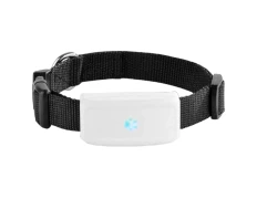 Rastreador GPS para mascotas TKSTAR TK911 - Wi-Fi IP66 Blanco / Negro, Batería 3,7V 500mAh