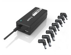 Cargador Automático 65W USB Negro | Carga Rápida