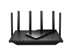 Router TP-Link Archer AXE75 Negro Wi-Fi 6E Triple Banda Gigabit Ethernet AI