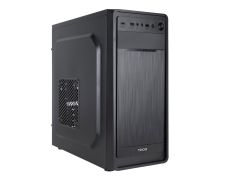 CAJA ATX TOOQ Prisma Ultra con Fuente 500W - Ventilador Trasero USB-C Negro