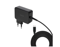 TooQ - Cargador 90W USB-C en Negro