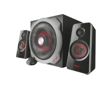 ALTAVOCES TRUST GAMING GXT 38 TYTAN RMS 60W 2.1 CON CONTROL DE VOLUMEN - INCLUYE AURICULARES Y ENTRADA DE LÍNEA