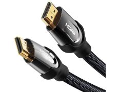 Cable HDMI V2.0 4K Trenzado Negro 0.75m - Vention