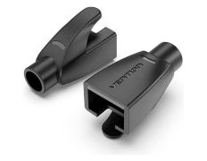 Funda Protectora RJ45 Negro Vention - Paquete de 100 Und