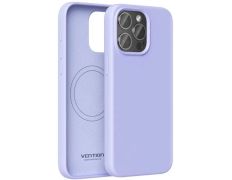 Funda Silicona MagSafe iPhone 13 Pro Max Morado Vention