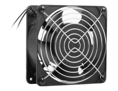 Ventilador para rack de 10" y 19" armario 230v 120x120x38mm - Negro