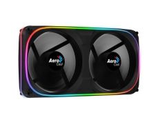Ventilador Interno Dual Aerocool Astro ARGB 240x120mm 2xVentilador 120mm Diseño en Fibra de Carbono
