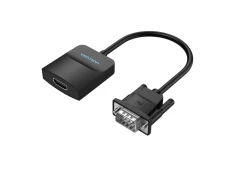 Conversor VGA Macho a HDMI Hembra Negro - Vention ACNBD