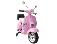 Moto eléctrica para niños Vespa PX150 12V Rosa