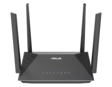 Router inalámbrico ASUS RT-AX52 AX1800 Gigabit Ethernet Doble banda (2,4 GHz / 5 GHz) - Negro