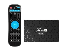 X98H Pro H618 - Android TV 12, 4GB RAM, 32GB Almacenamiento, WiFi 6