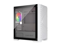 CAJA Keep Out XC-220W Glass MicroATX 1x3.5” 2x2.5” 1xUSB2.0 2xUSB3.0 GPU MAX 330mm Latcristal Templ
