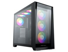 CAJA E-ATX KEEP OUT XC-911 PRO XL con Cristal Templado y 3x3.5” / 2.5” - USB-C y USB3.0