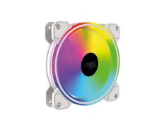 VENTILADOR INTERNO KEEPOUT XFC-120DRW ARGB Blanco, 120mm PWM 4 Pin