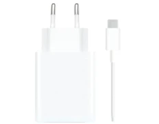 Cargador rápido Xiaomi 67W HyperCharge Combo USB Blanco - Cable USB-A a USB-C