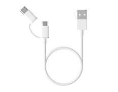 Cable USB-A a MicroUSB Xiaomi MI 2 en 1 Macho - Macho/USB Tipo C