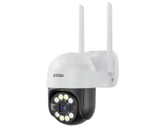 ZOSI C289 Cámara de Vigilancia 3MPx FullHD WiFi IP66 IA - Color Blanco + Tarjeta microSD 32GB