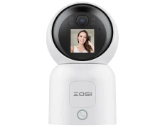 ZOSI C519M Blanco 4 MPx 2.5K WiFi Dual Detección de Movimiento Pantalla