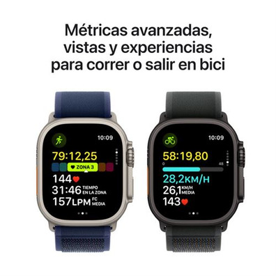 Apple Watch Ultra 2 GPS Cellular 49mm Caja Negra Titanio  Correa Ocean Negra