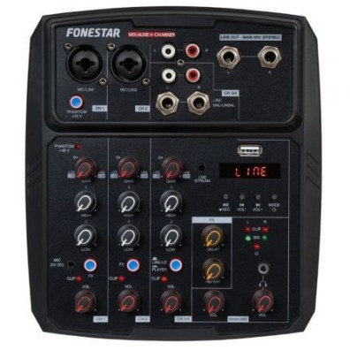Mesa de Mezclas Fonestar MIX-4LIVE