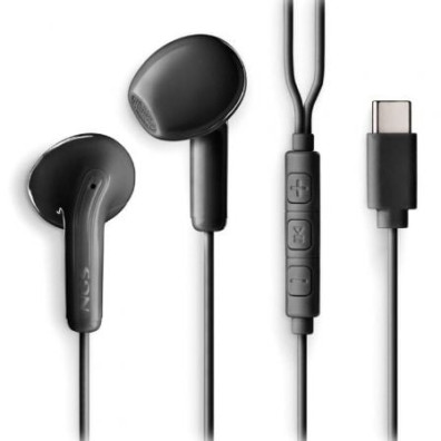 Auriculares NGS Cross Glide Intrauditivos con Micrófono y USB Tipo-C