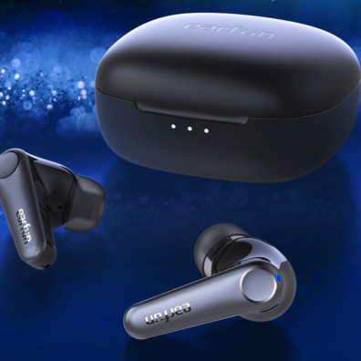 Auriculares Earfun Air Pro 3 ANC (Carga inalámbrica) Negro