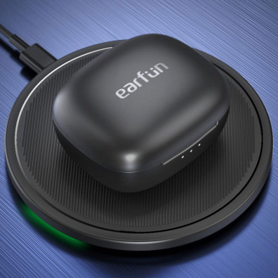Auriculares Earfun Air Pro 3 ANC (Carga inalámbrica) Negro