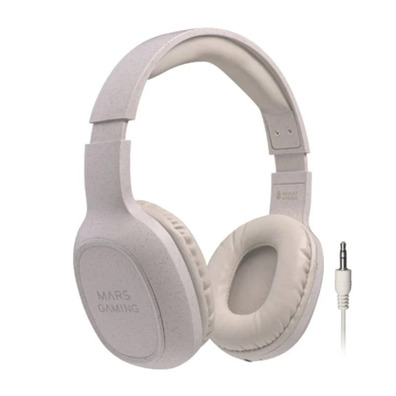 Auriculares Inalámbricos Mars Gaming MHW-ECO Bluetooth/Jack 3.5mm Gris