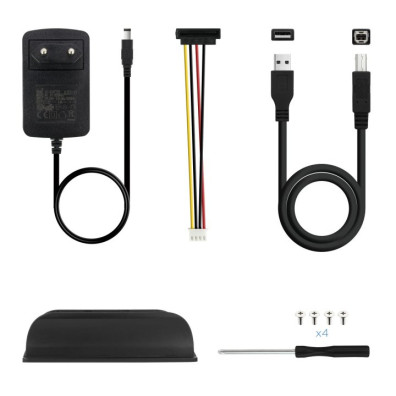 Caja Externa 3.5" Usb 2.0 Tooq Tqe-3520b Para Hd 3,5" Ide-sata Usb 2.0 Negra
