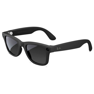 Gafas IA Ray-Ban Meta Wayfarer Negro Mate Polarizadas - Grande