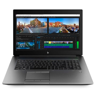 HP Zbook 17 G5 17,3 I7 (8ª GEN.)32GB-500GB NVIDIA Quadro P3200 + Teclado Reacondicionado