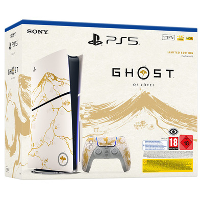 PS5 Disco 1Tb + Ghost of Yōtei Ed. Limitada GOLD