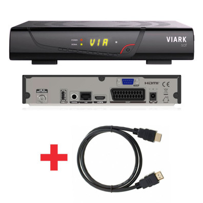 Receptor Satélite Viark SAT HD + Cable HDMI