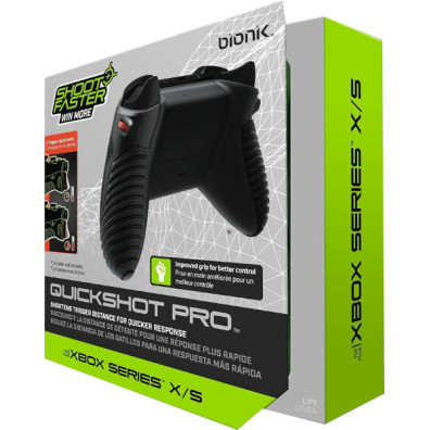 BIONIK QUICKSHOT PRO - Mejora Juego con Sistema de Agarre